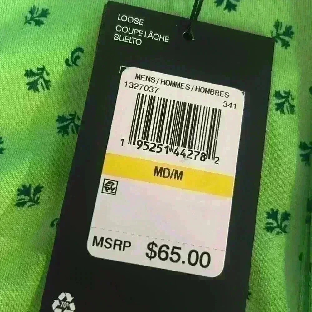 👔 NWT Mens Green/Blue Under Armour®️ Loose Le Polo Play-off Shirt - Picture 5 of 5